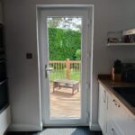 Internal view residenital door uPVC