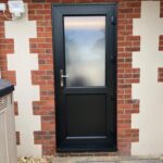 uPVC Residential Door Black