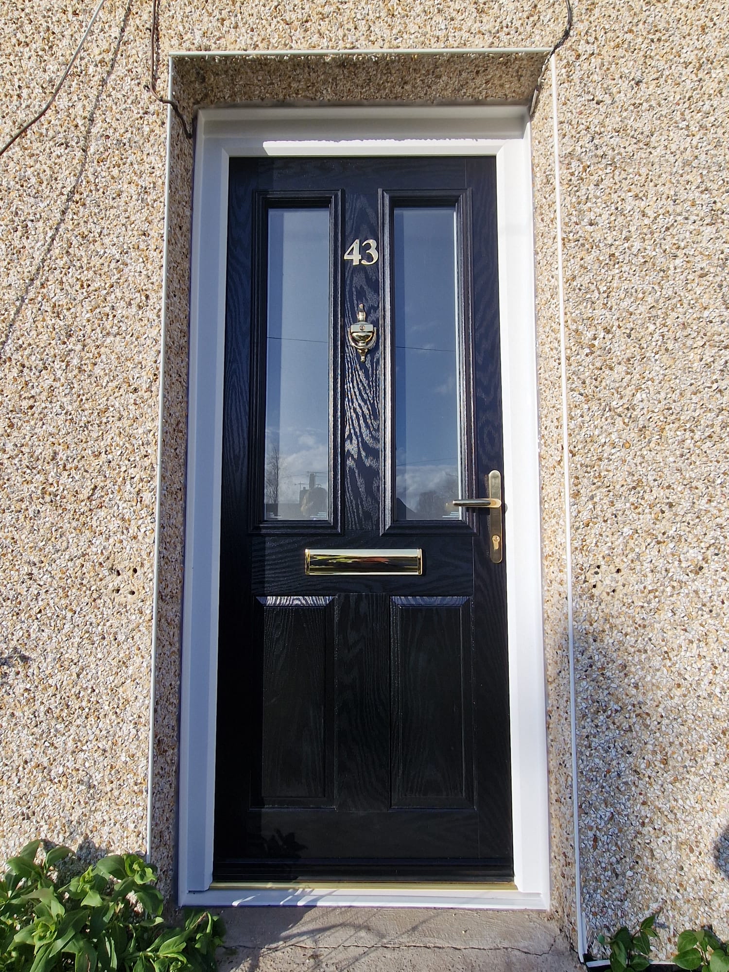 Composite door Black