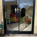 Black Aluminium Patio Sliding